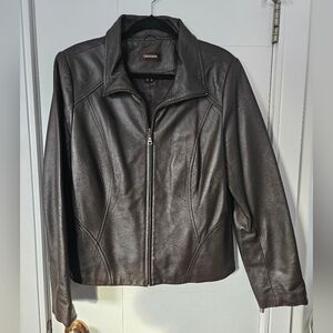 Danier Women's Brown Leather Jacket